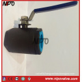 Forged Steel 2-PCS Floating Threaded Ball Valve